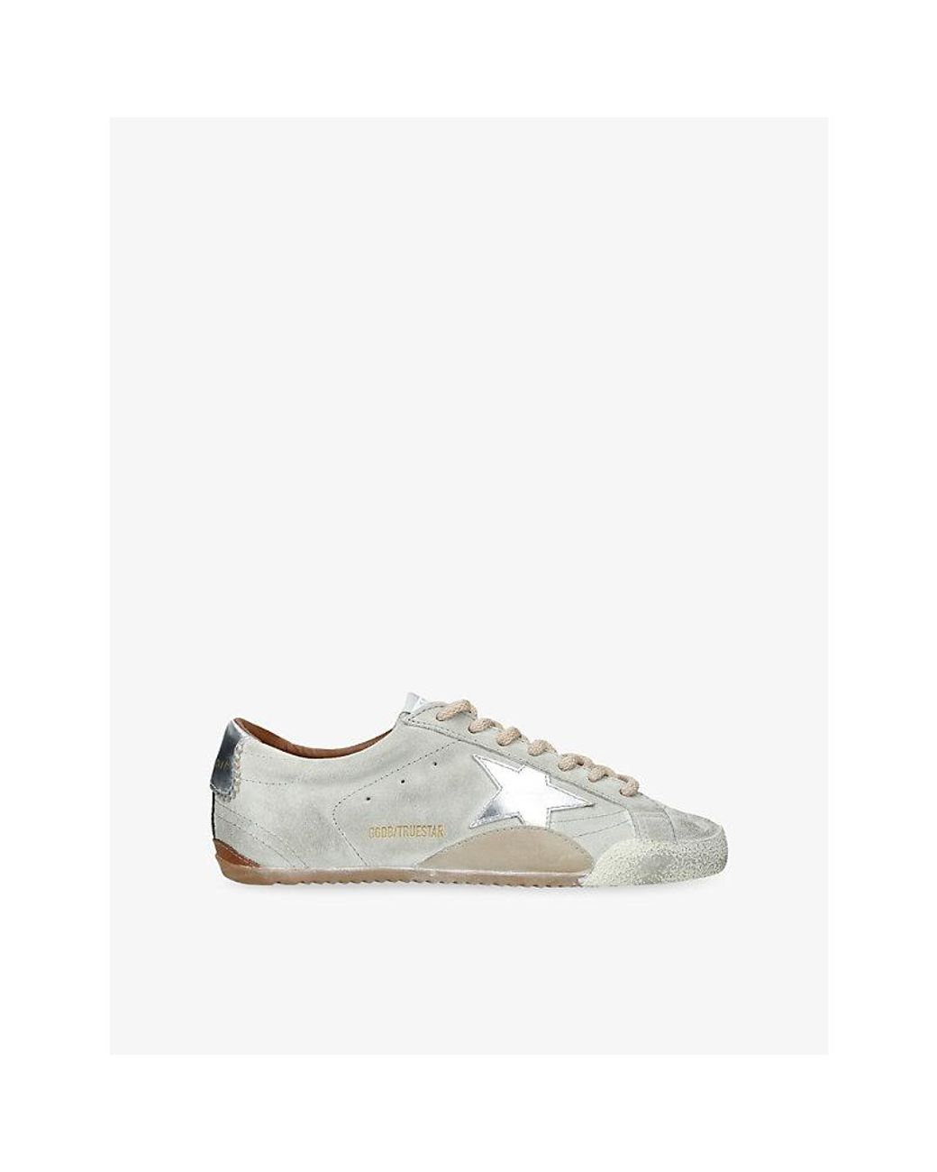 Golden Goose Deluxe Brand White True Star 60678 Leather Trainers