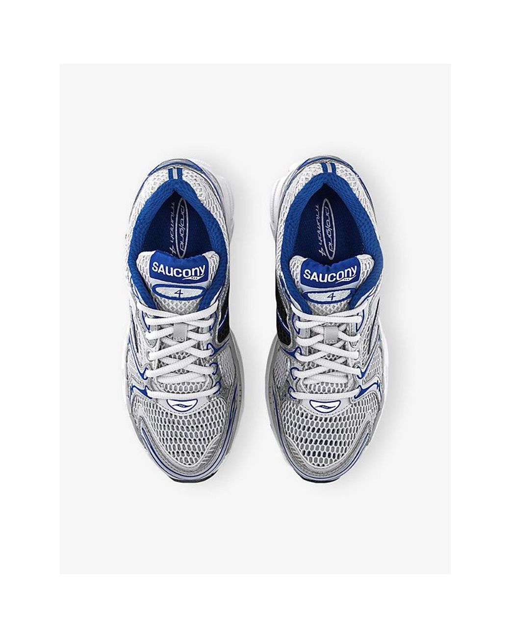 Saucony Blue Progrid Triumph 4 Woven Trainers for men