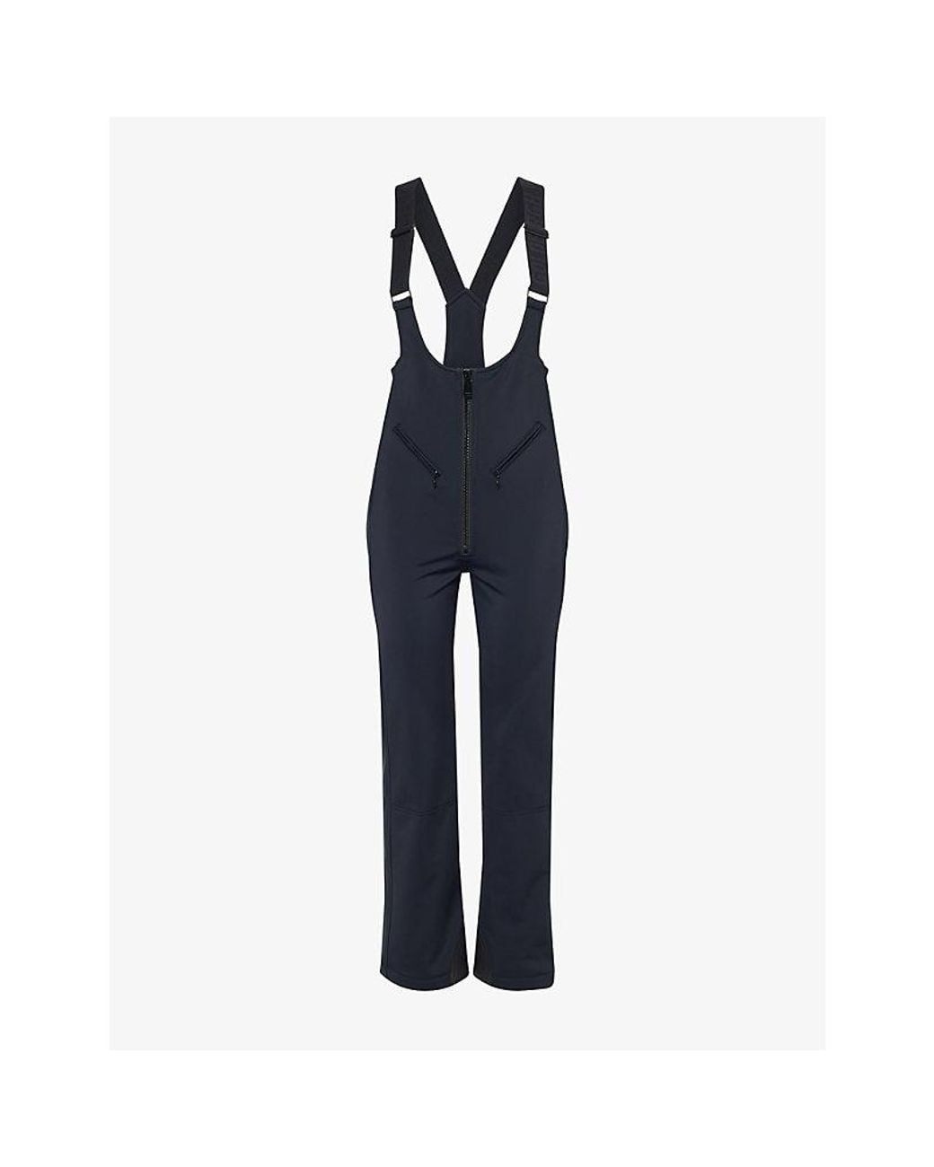 Goldbergh Blue Phoebe Shell Ski Trousers With Suspenders