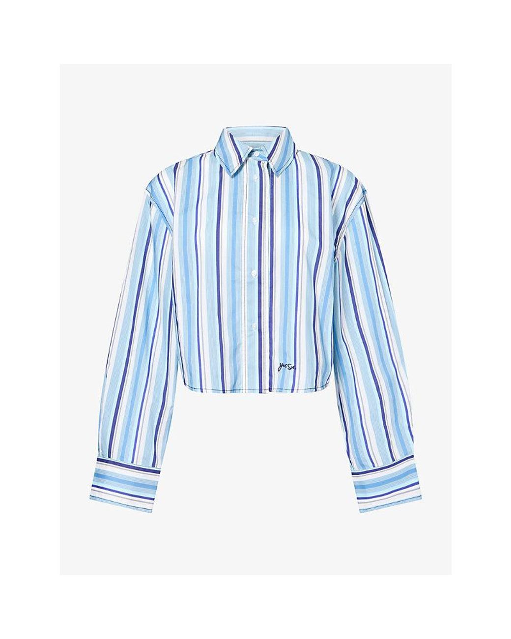 Sir Blue Vester Pinstripe Cotton Shirt