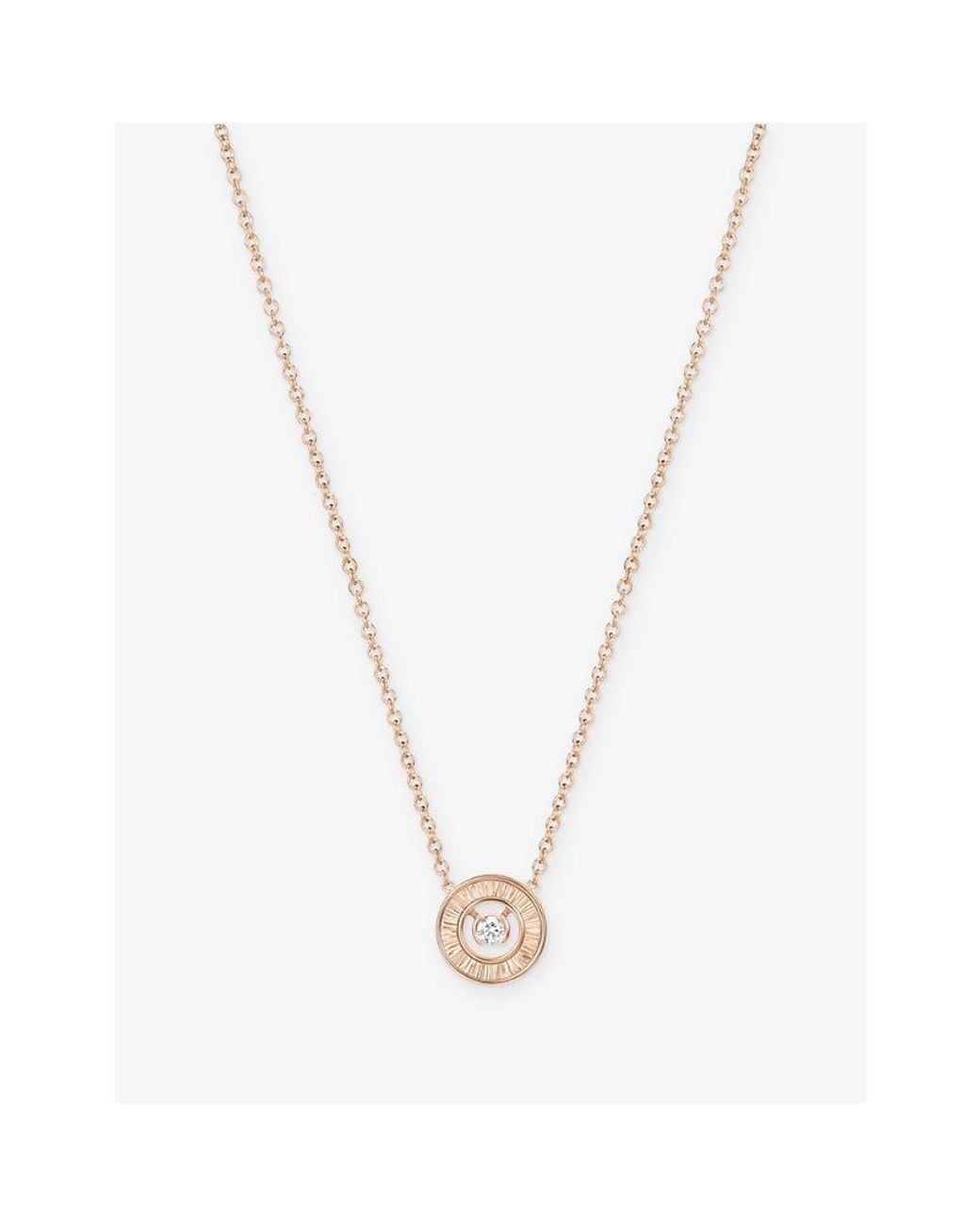 Piaget Metallic Possession 18Ct Rose- And 0.05Ct Brilliant-Cut Diamond Pendant Necklace