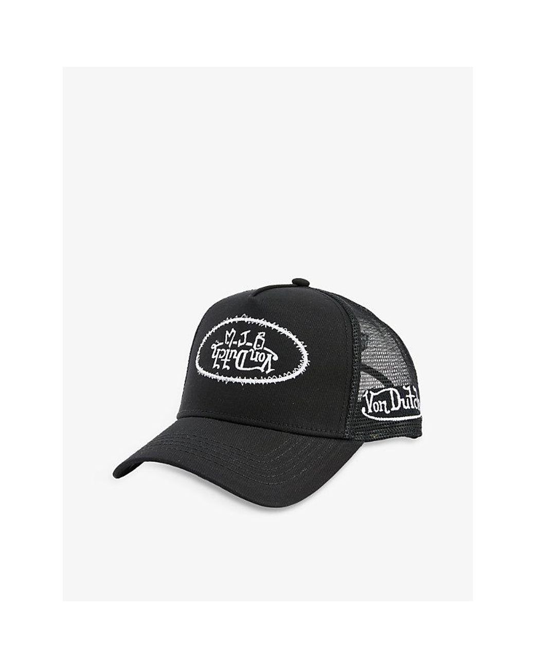 MJB [Marc Jacques Burton] Marc Jacques Burton X Von Dutch Rewind  Cotton-blend Baseball Cap in Black for Men | Lyst