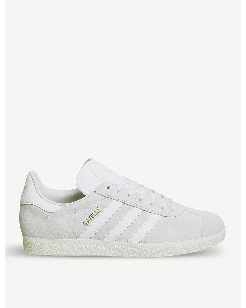 adidas Suede Trainers in White Men | Lyst