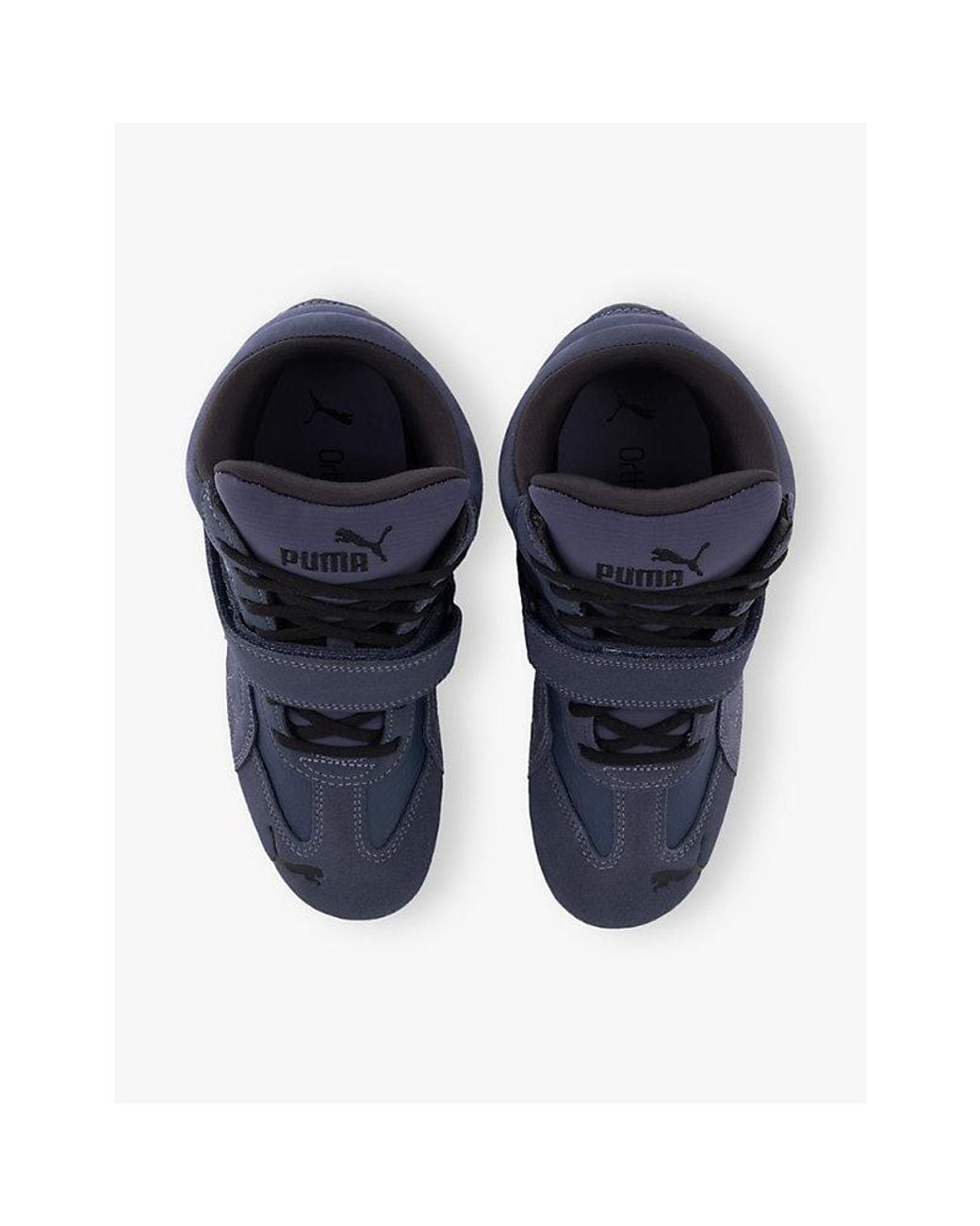 PUMA Blue Speedcat Suede Wedge Trainers