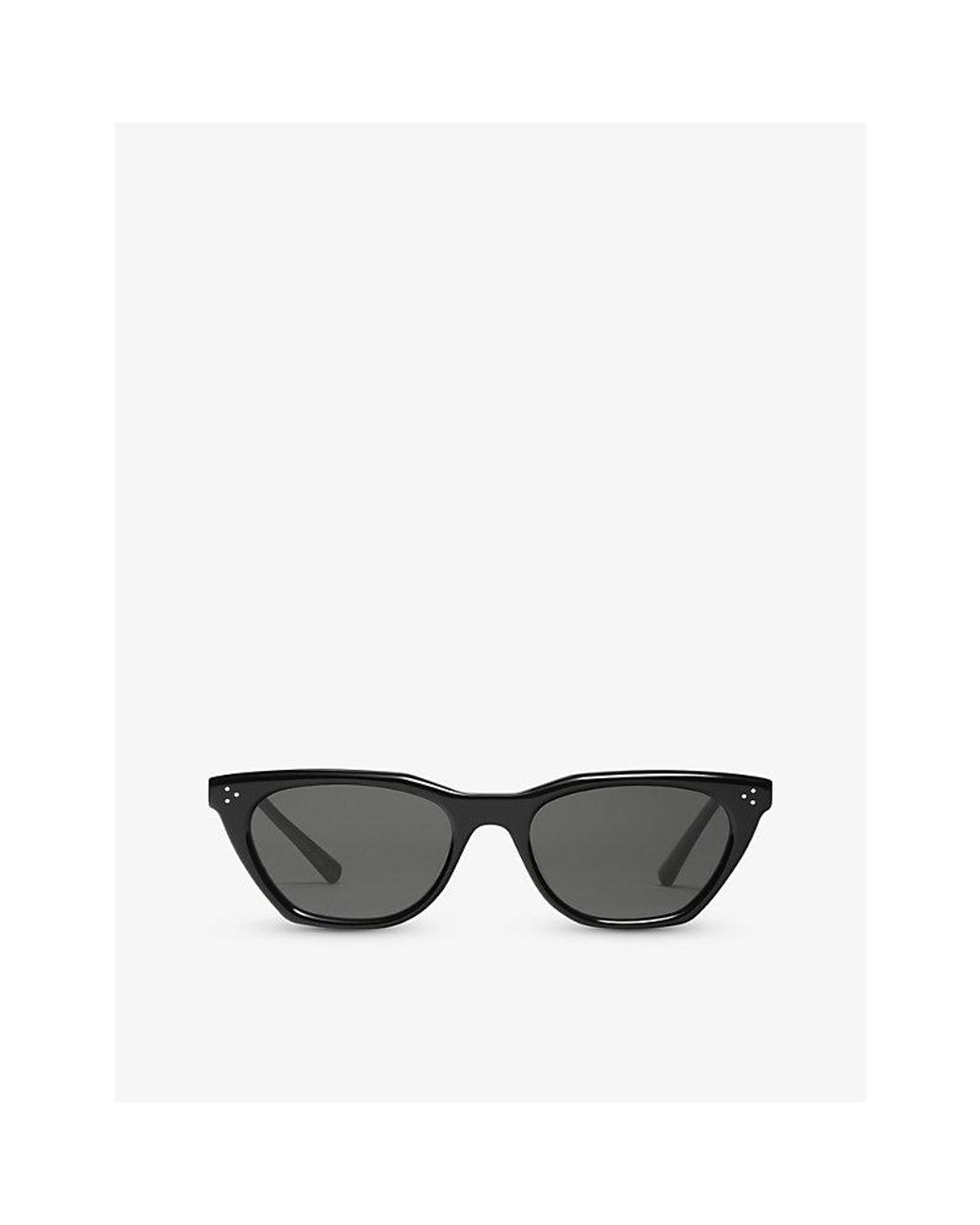 Gentle Monster Cookie 01 Cateye Brandedarm Acetate Sunglasses in Gray