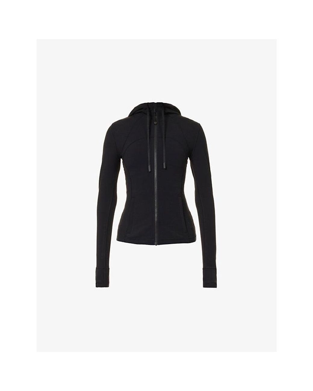 lululemon athletica Black Define High-Neck Stretch-Jersey Jacket