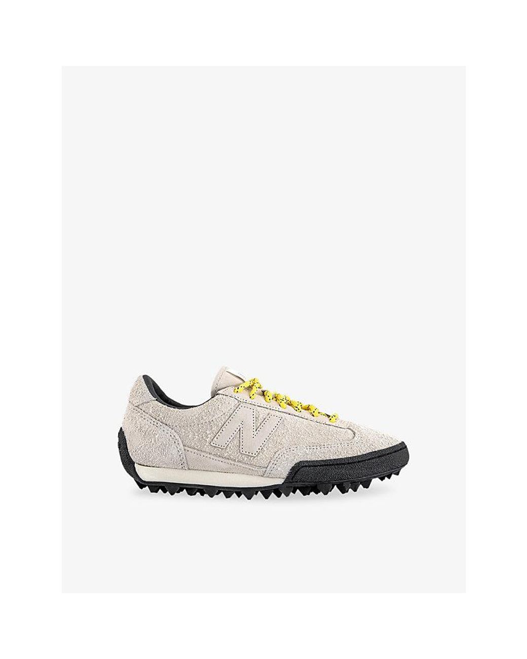 New Balance White Gator Run Suede Trainers for men