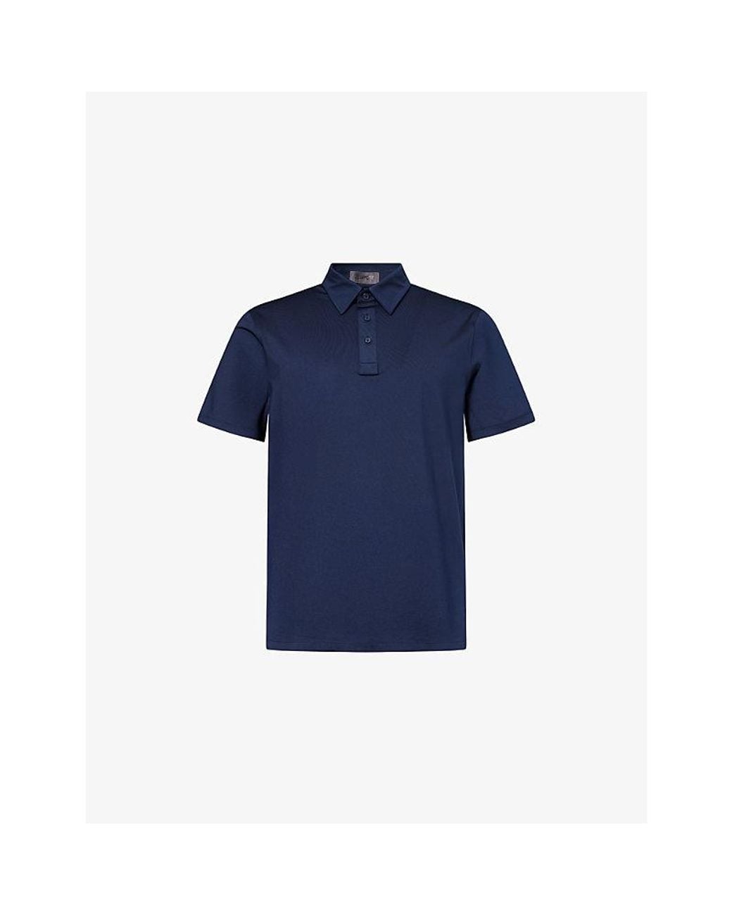 G/FORE Blue Solid Tech Stretch-Jersey Polo Shirt for men