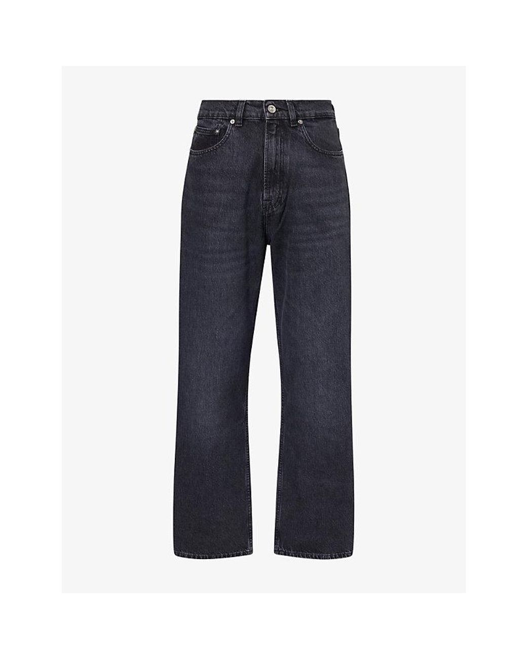 Our Legacy Blue Third Cut Straight-Leg Denim Jeans for men