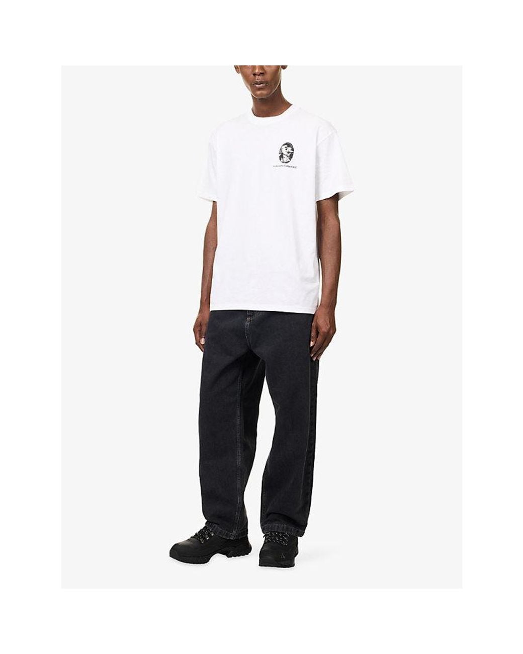 Carhartt White Vote Graphic-Print Cotton T-Shirt for men