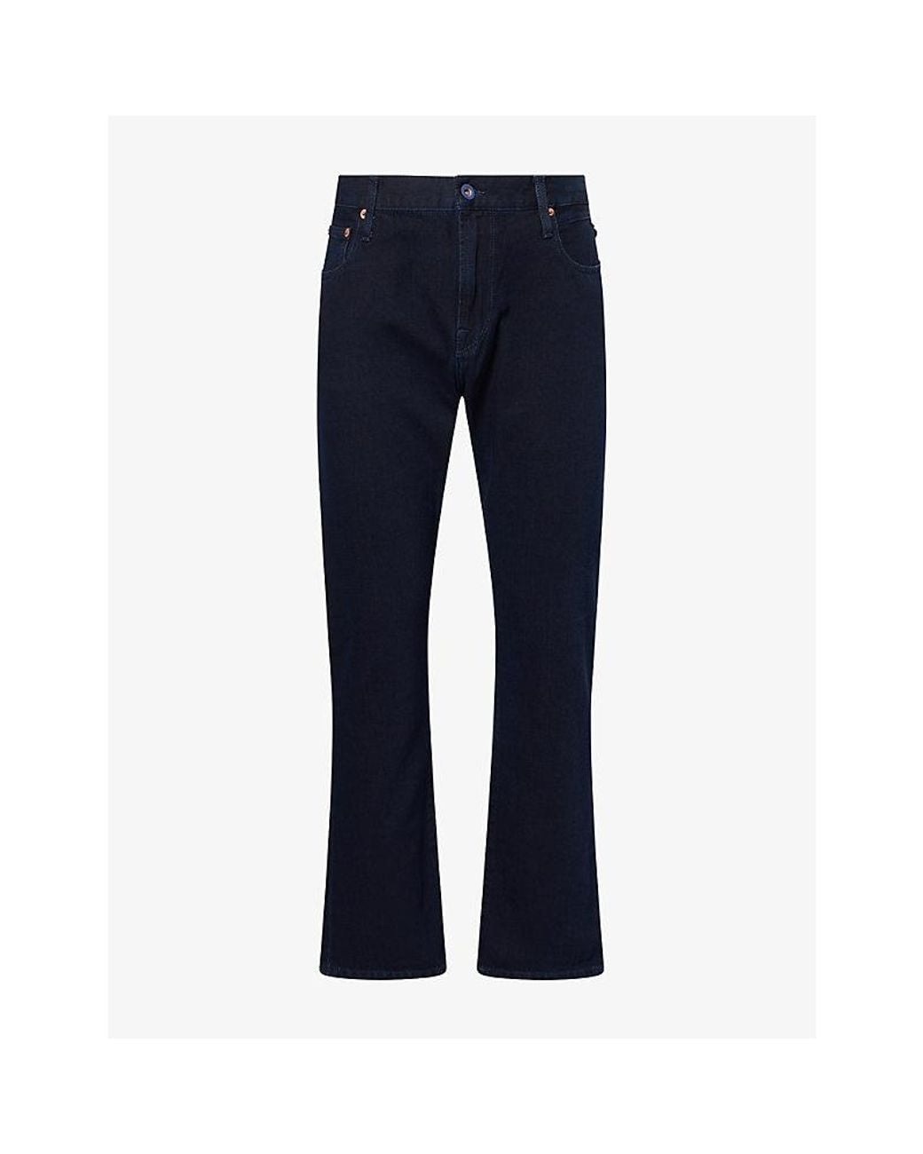 Replay Blue Aideen Straight-Leg Cotton Denim Jeans for men