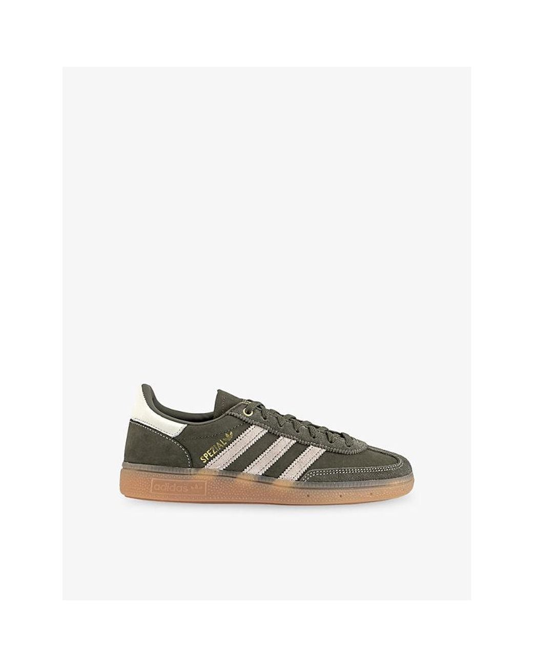 Adidas Green Handball Spezial Suede Trainers