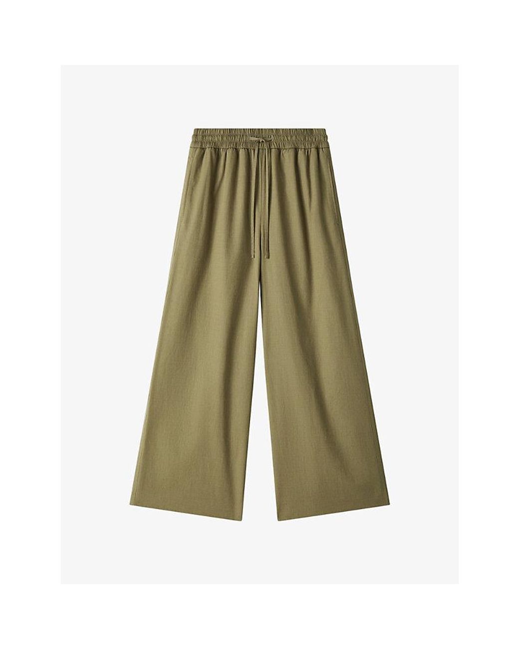 Joseph Green Thurla Wide-Leg Cotton Trousers
