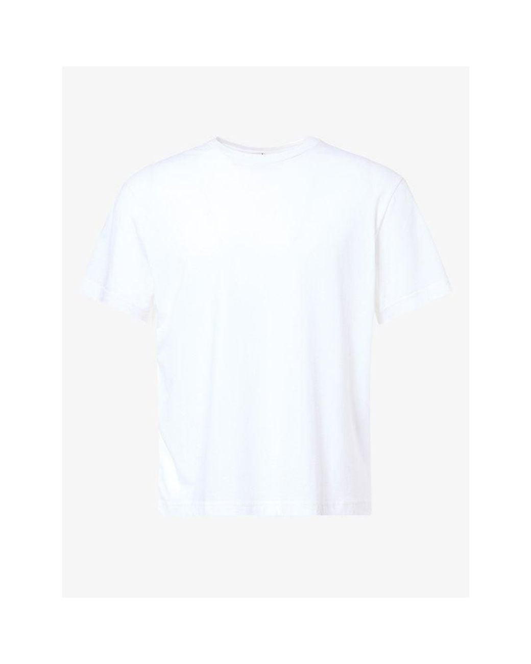 Totême White Classic Cotton And Cashmere-Blend T-Shirt for men