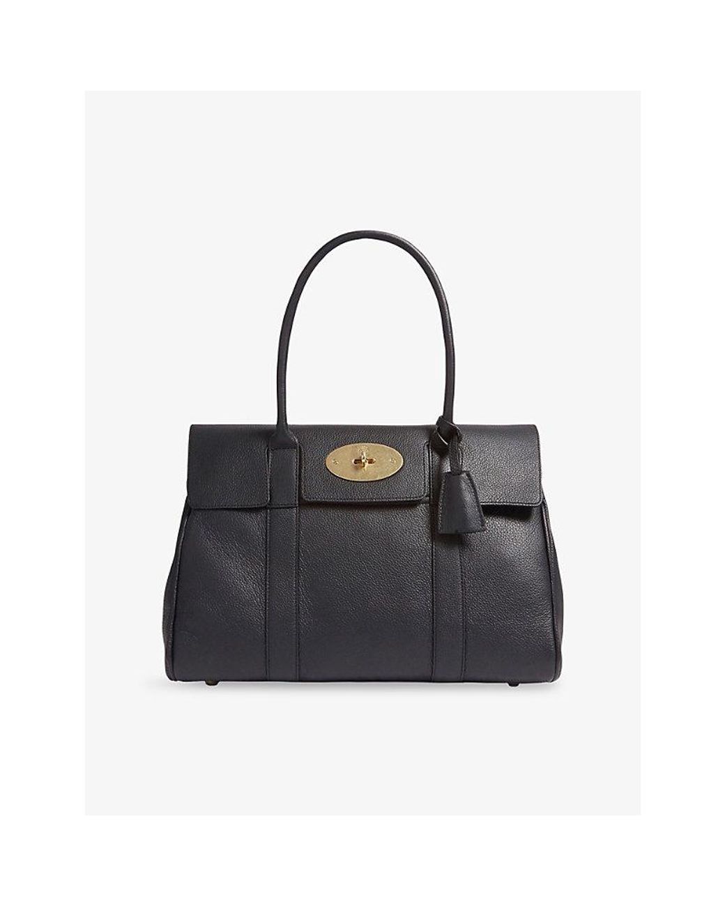 Mulberry Black Bayswater Leather Tote Bag