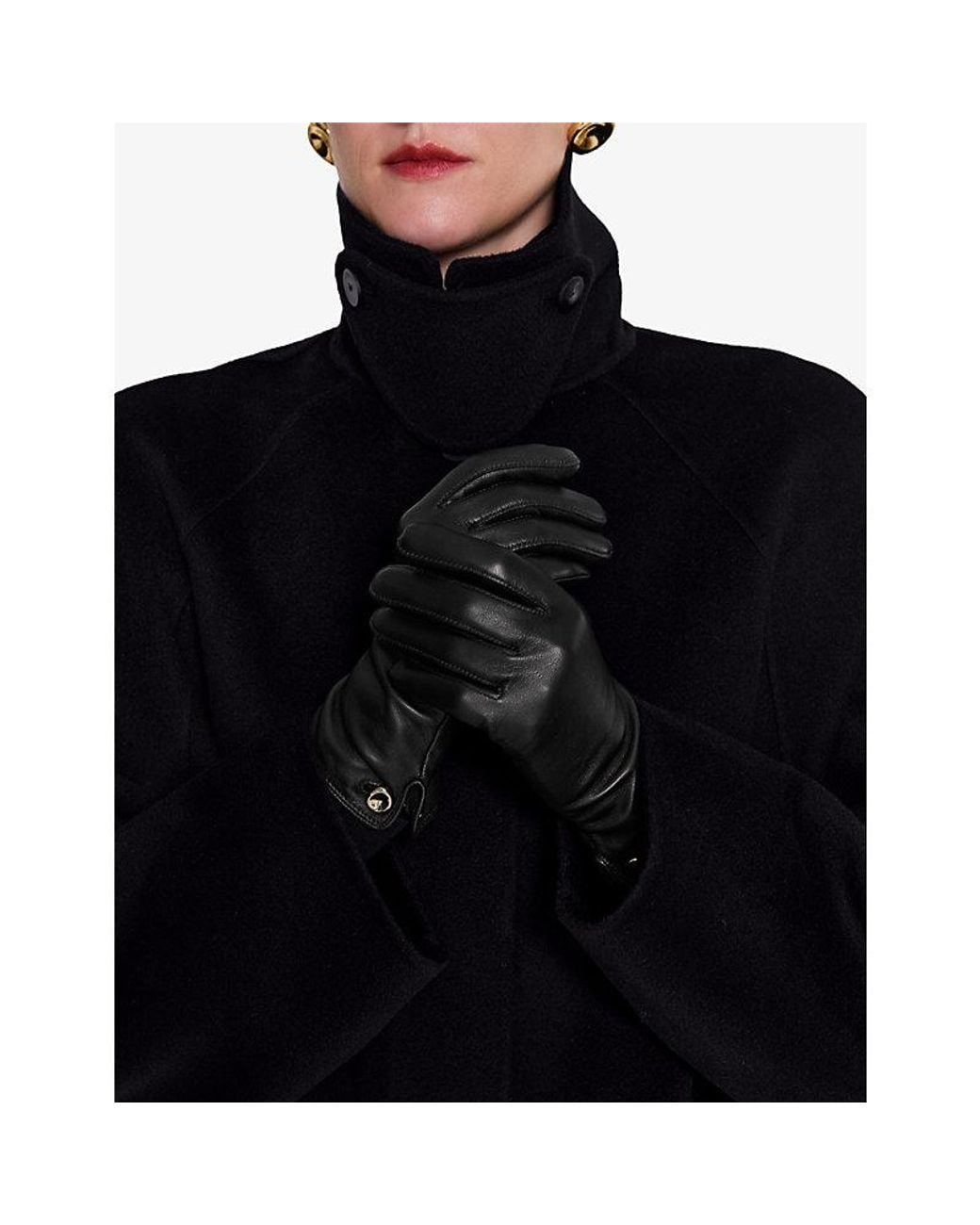 Joseph Black Florrie Leather Gloves