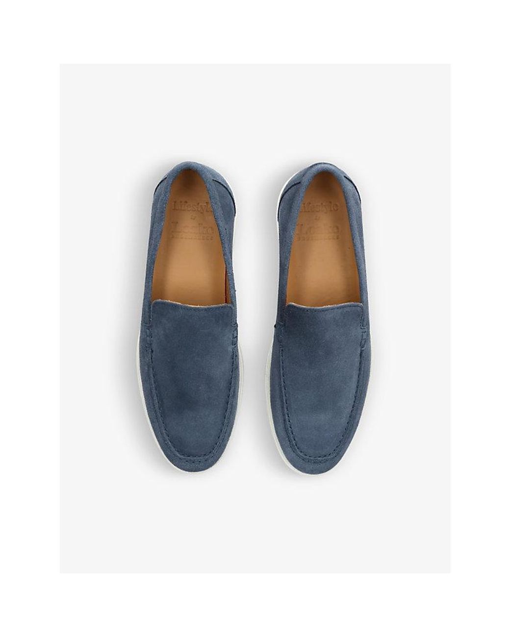 Loake Tuscany Slip-on Suede Loafers in Blue for Men | Lyst