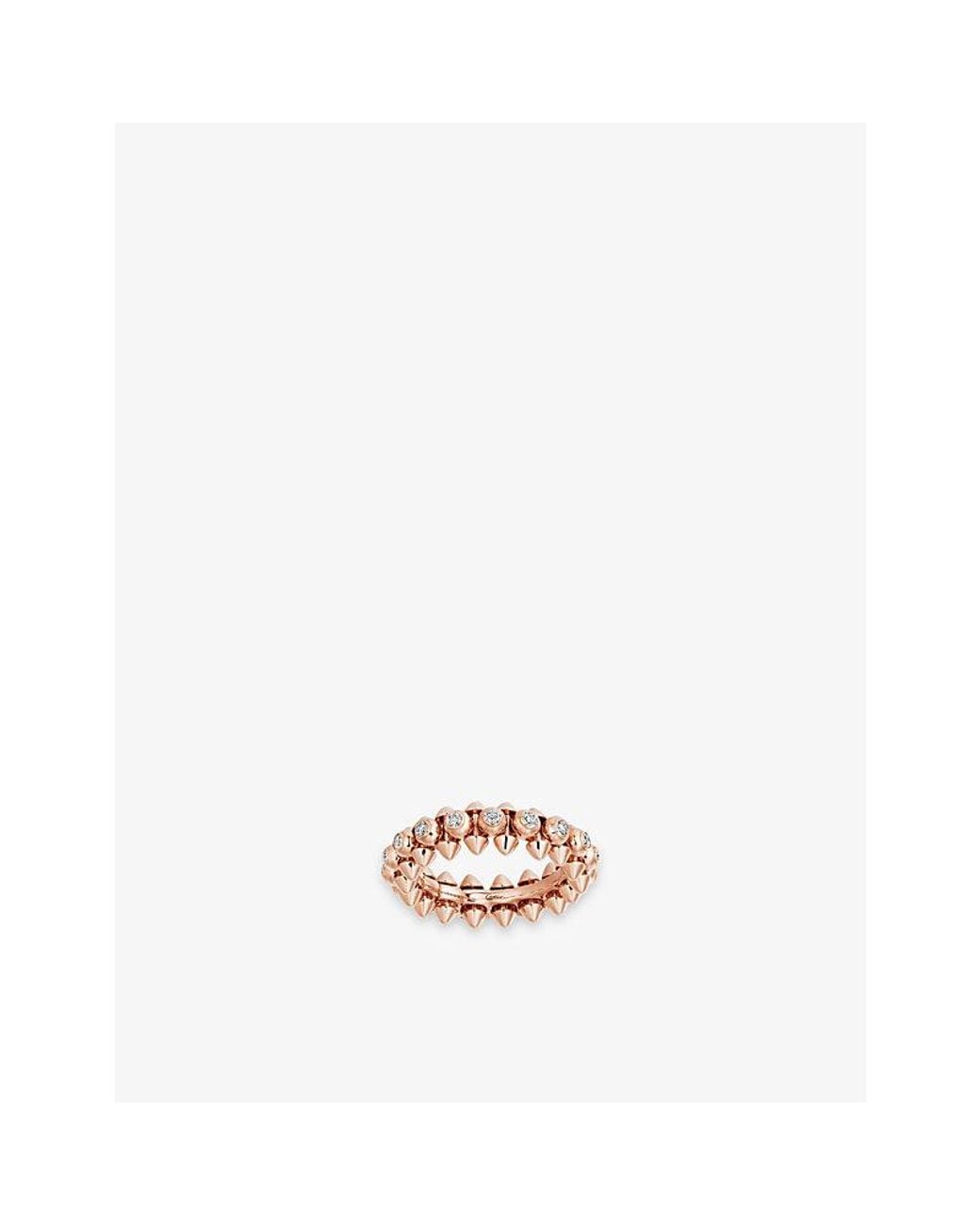 Cartier Metallic Clash De 18Ct Rose- And 0.53Ct Brilliant-Cut Diamond Ring