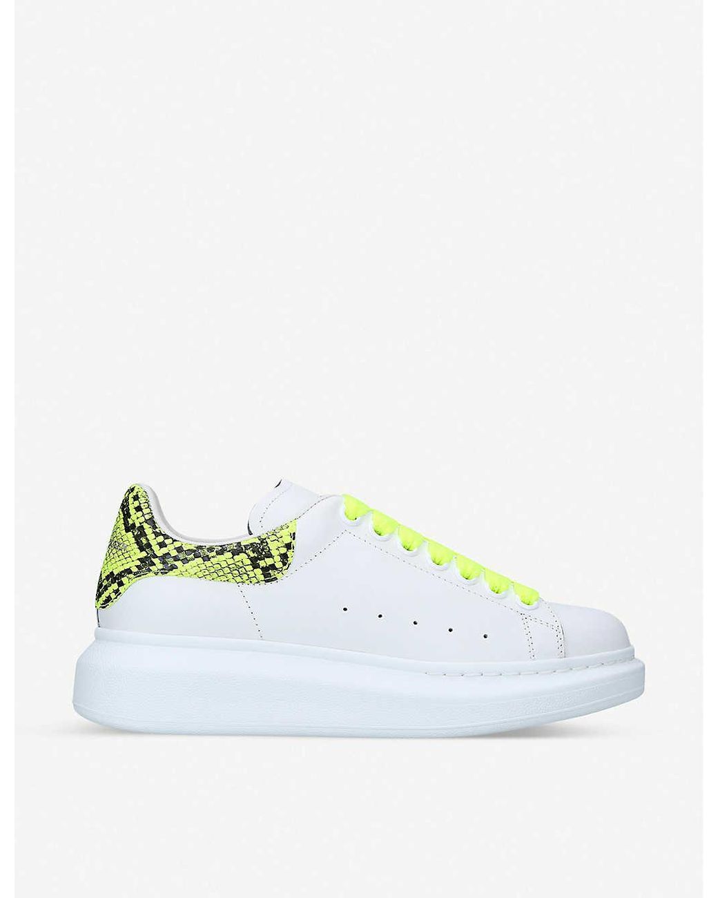 alexander mcqueen neon shoes