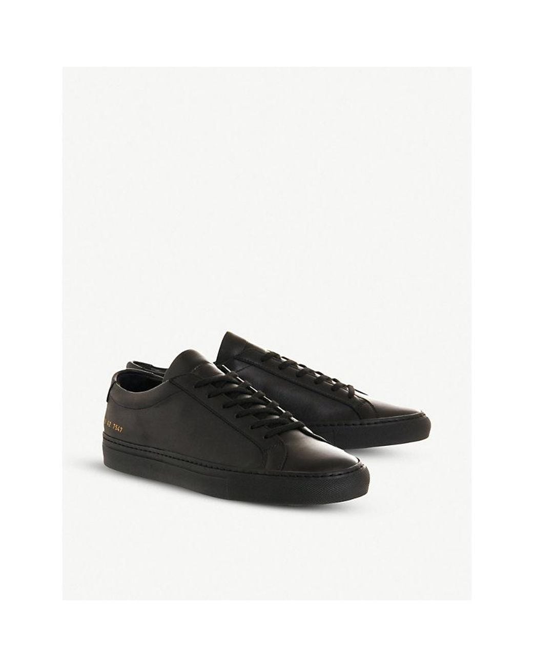 Common Projects Black Achilles Low-Top Trainers for men