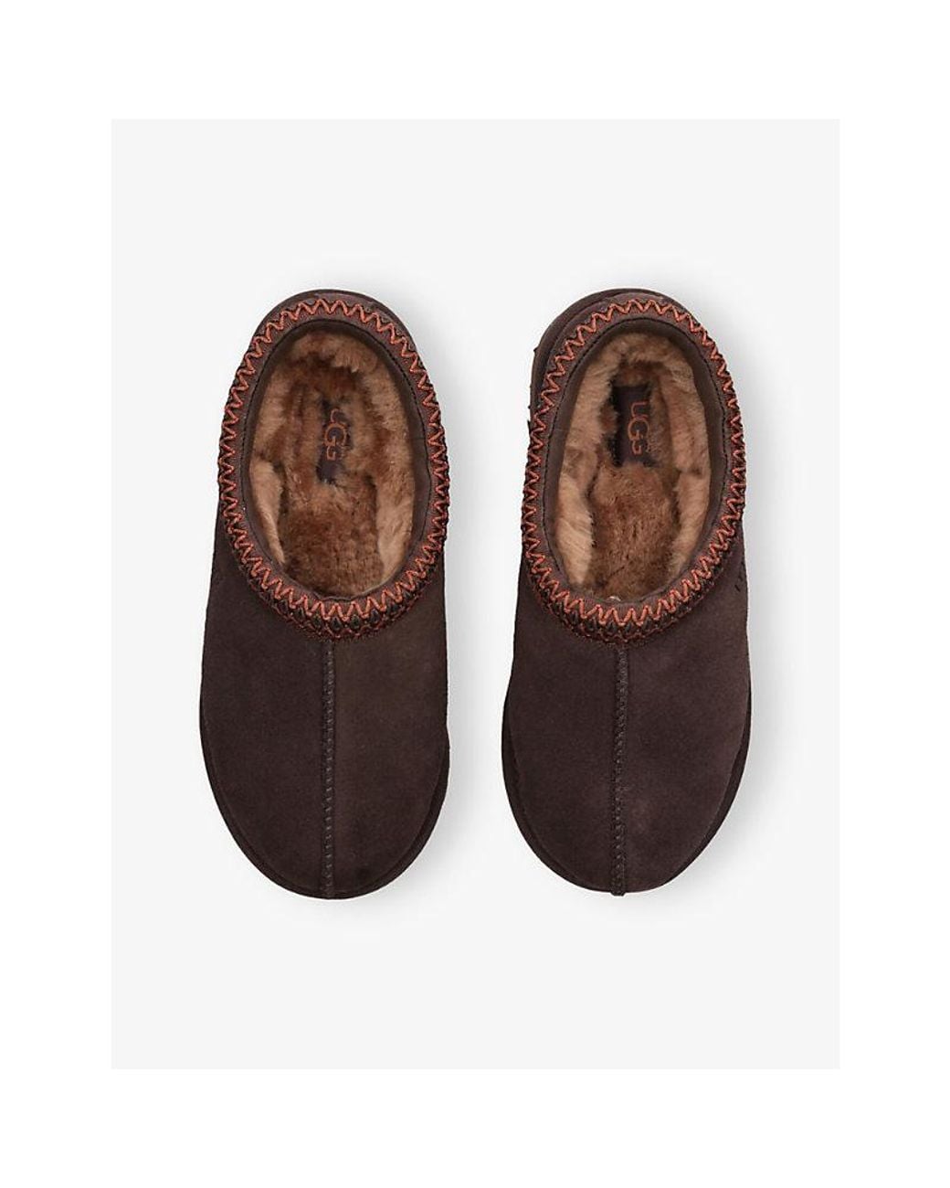 Ugg Brown Tasman Ii Suede Slippers