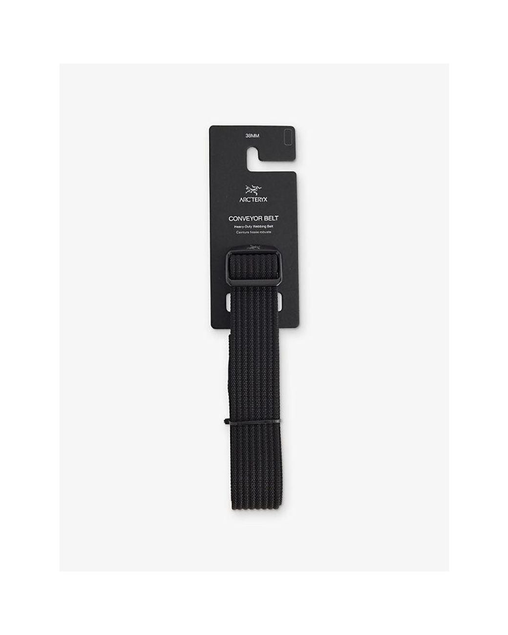 Arc'teryx Black Conveyor Webbing Belt for men