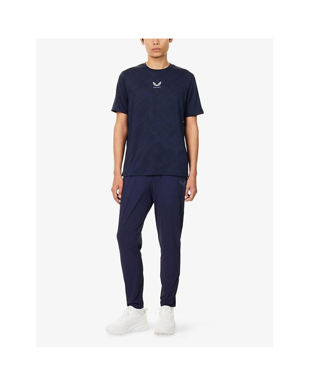 Castore Blue Apex Engineered Short-Sleeve T-Shirt for men