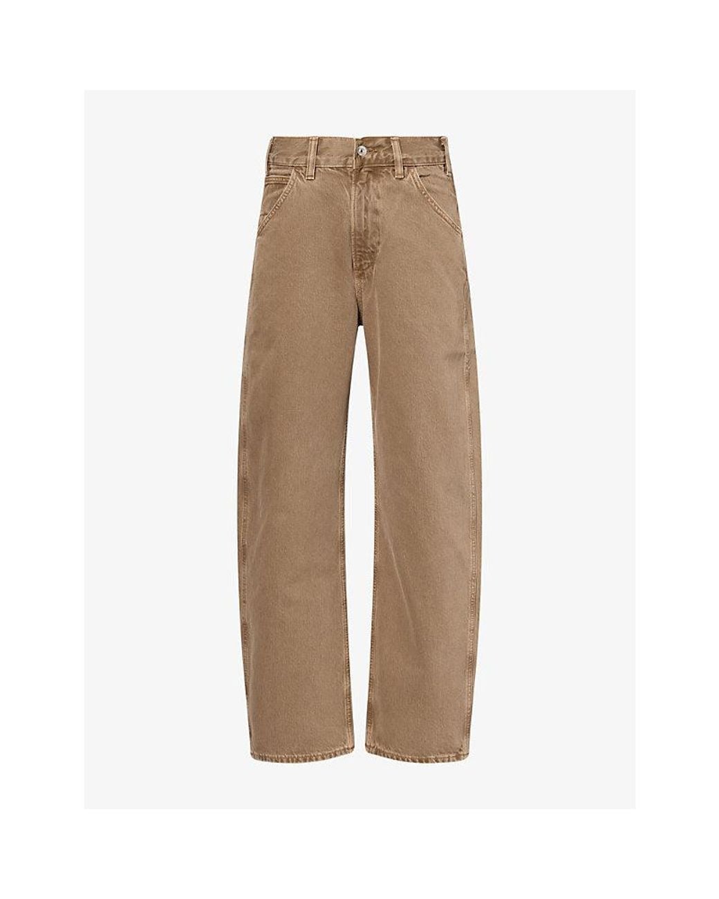 Citizens of Humanity Natural Miro Deck Tapered-Leg Denim Jeans