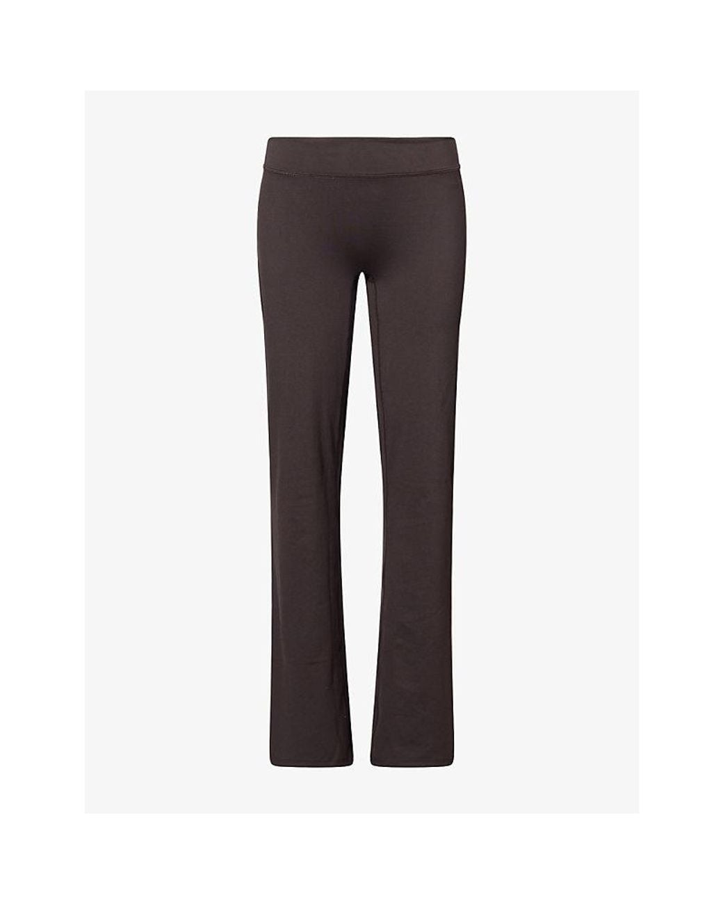 ADANOLA Gray Yoga Trousers