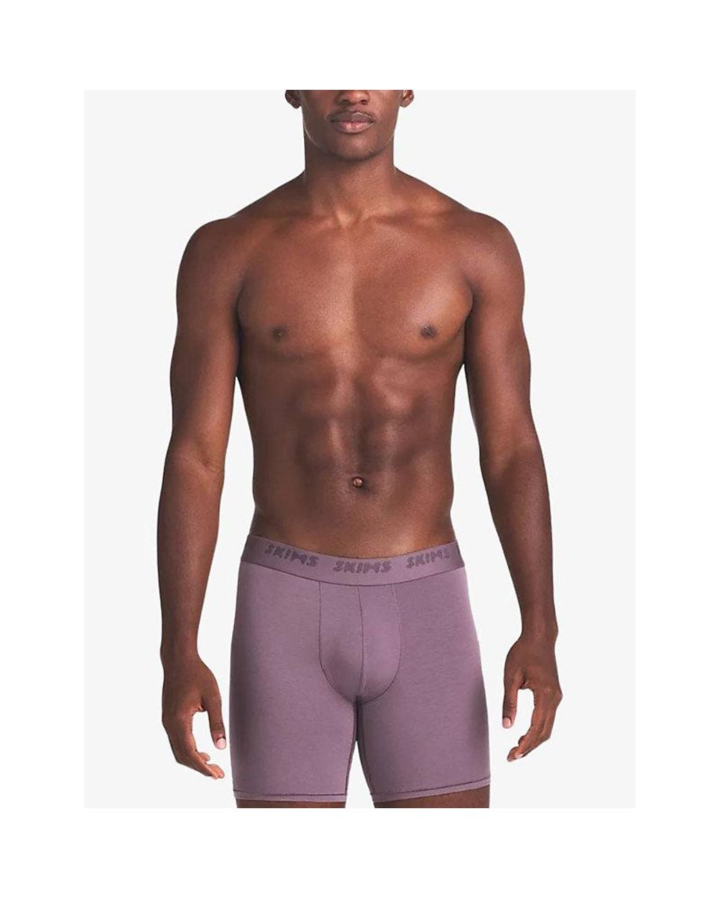 Skims Purple Logo Pack Of Three 3 Jersey Boxer Briefs for men