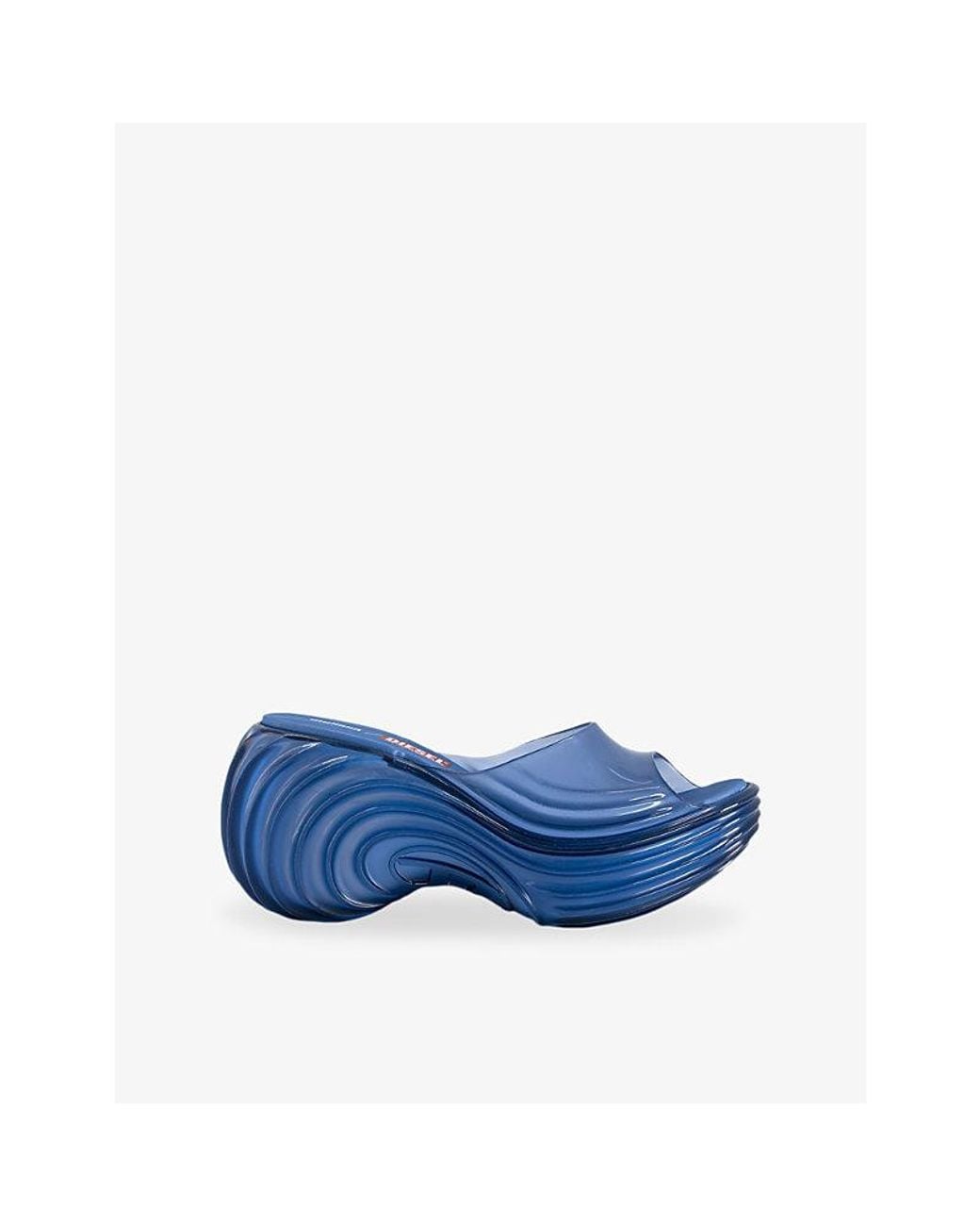 Melissa Blue X Diesel Quantum Pvc Platform Sandals