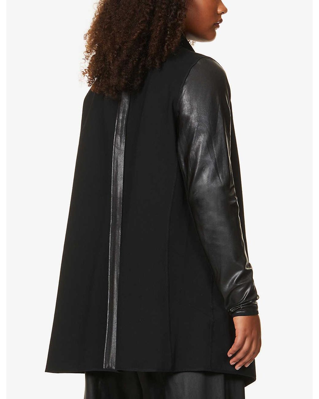 spanx leather jacket