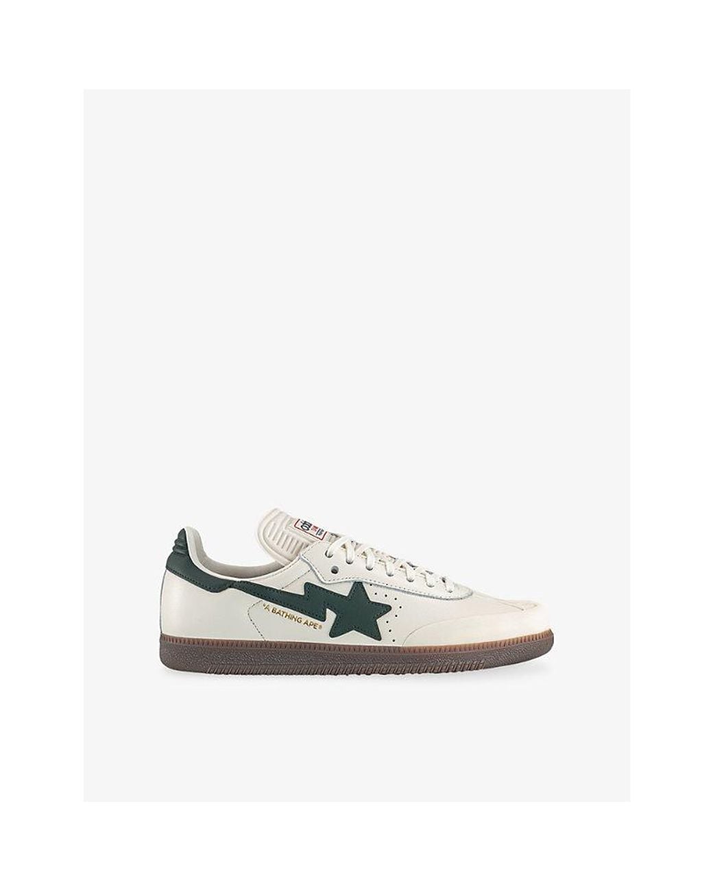 Adidas White X Bape Samba Sneaker for men