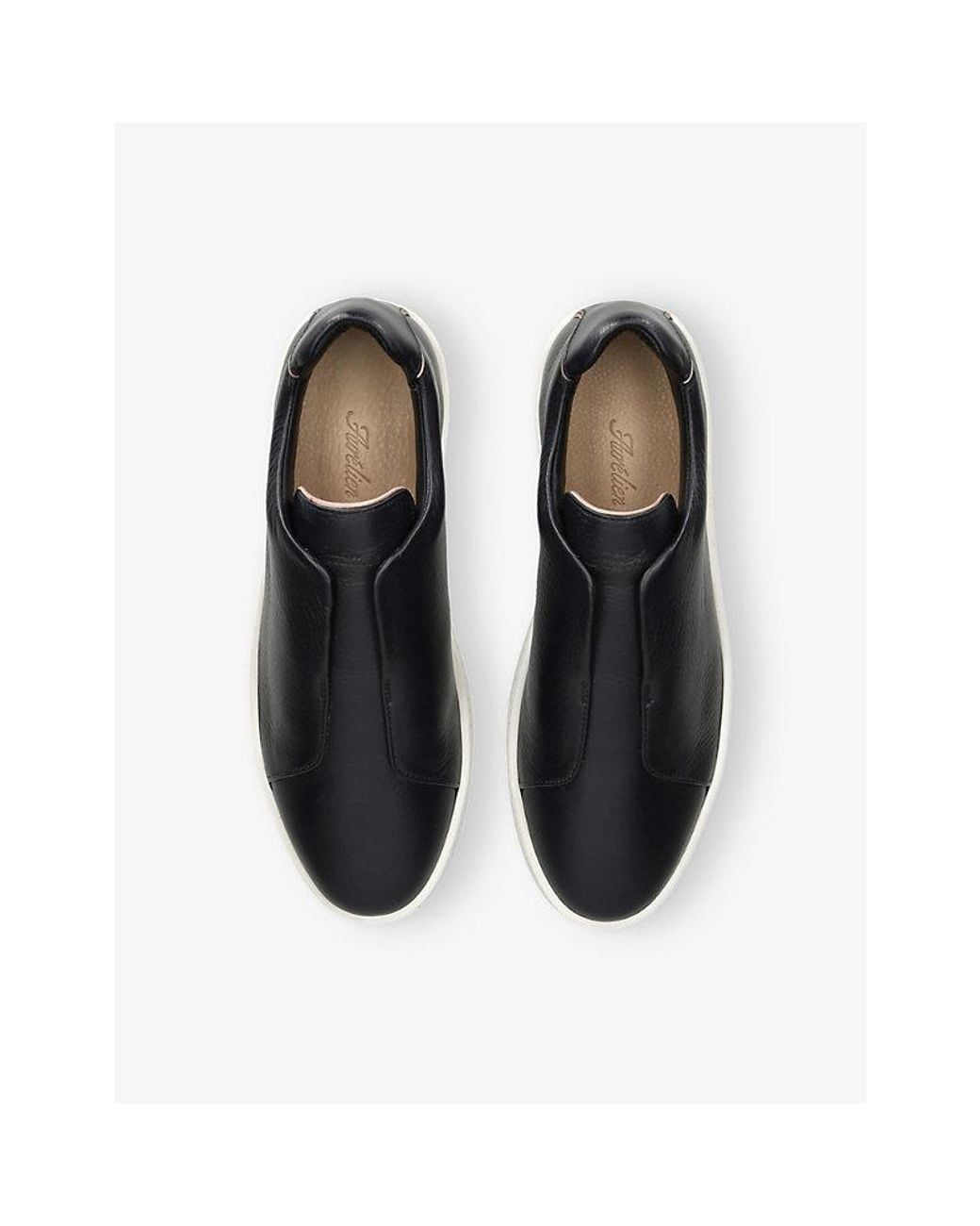Aurélien Blue Aur3 Leather Trainers for men