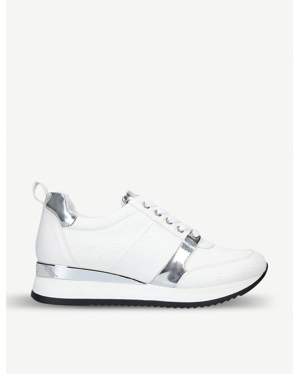 Carvela Kurt Geiger Justified Trainers in White Lyst UK