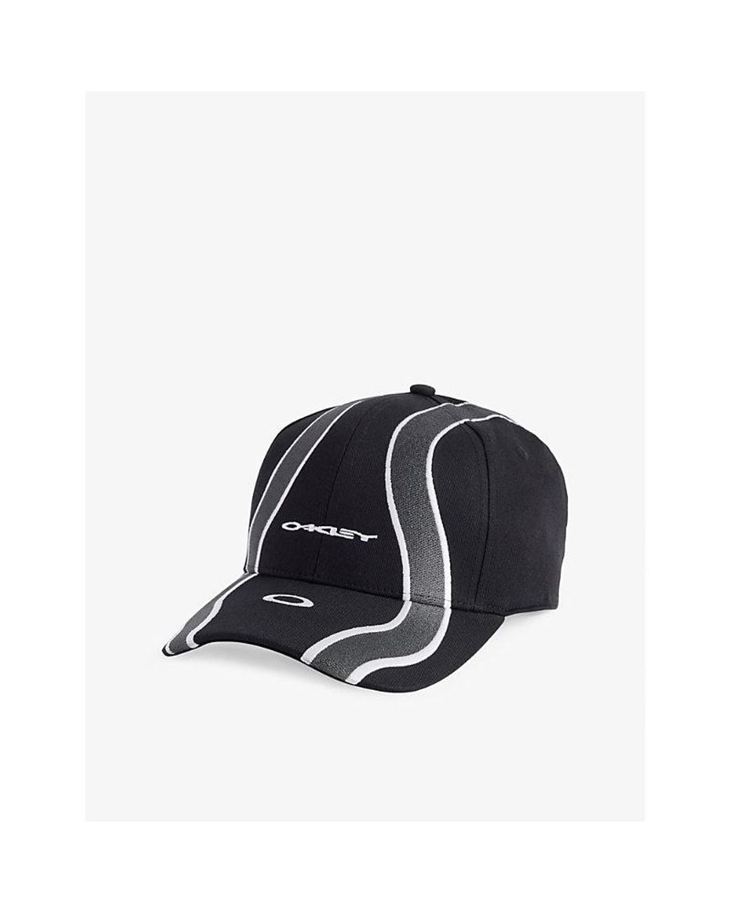 Oakley Blue Brand-Embroidered Cotton-Blend Twill Baseball Cap for men
