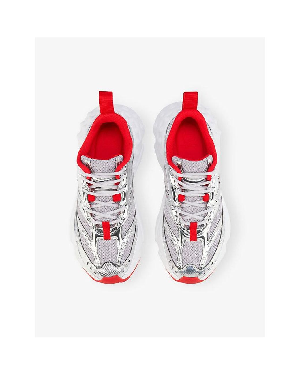 Christian Louboutin White So Flo Mesh Trainers