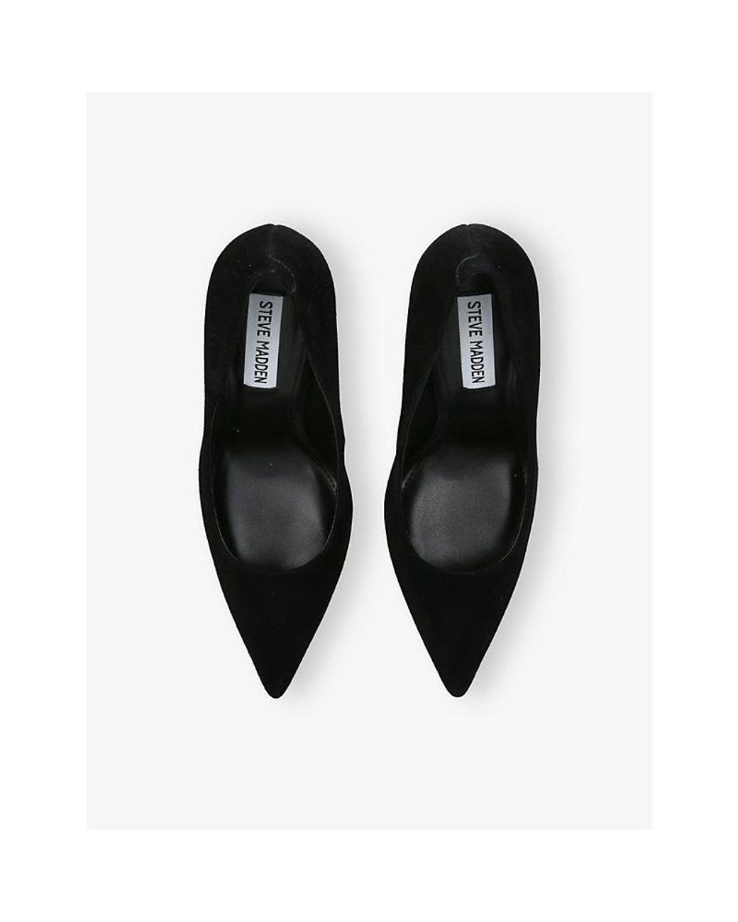 Steve Madden Black Thrive Suede Courts