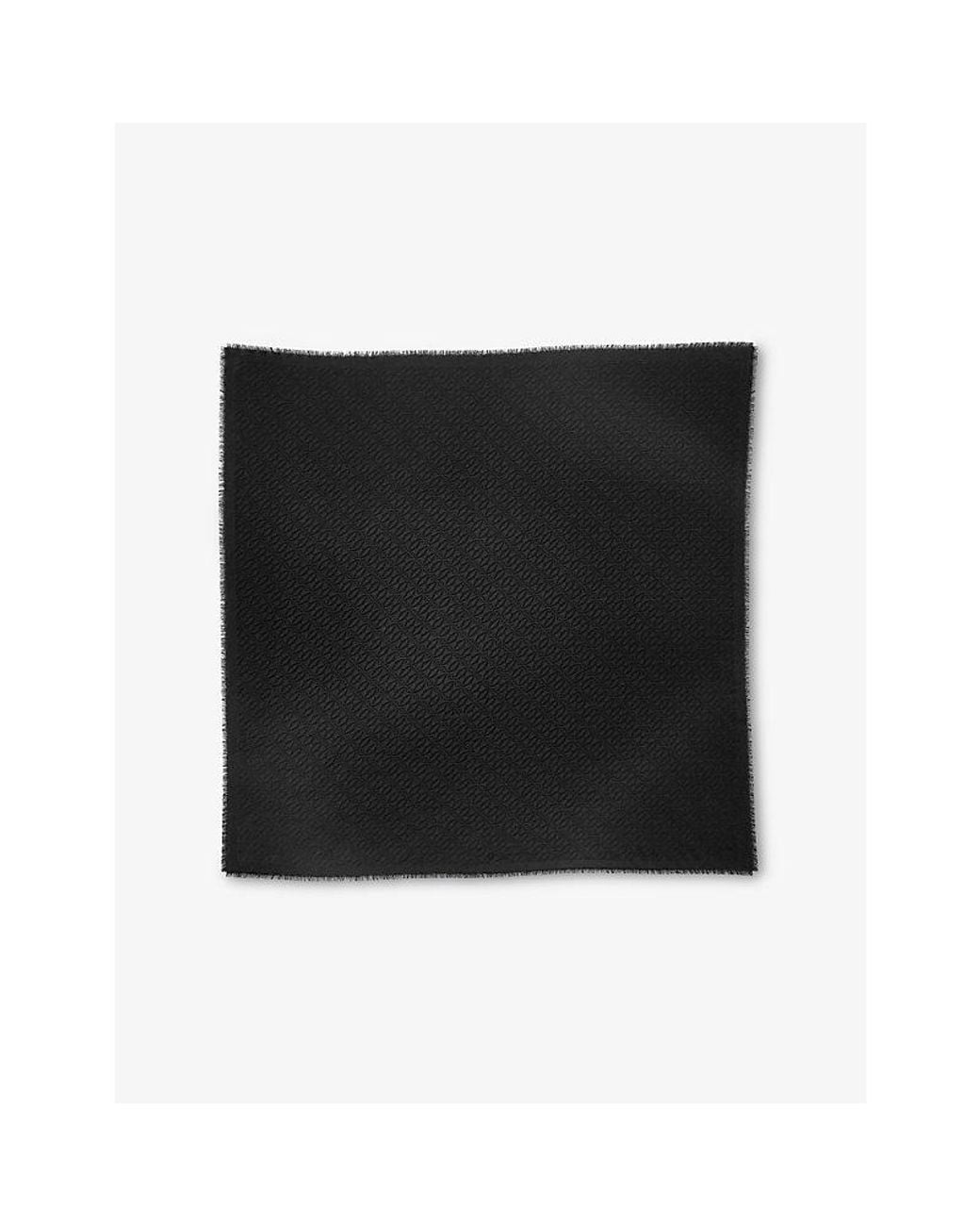 Cartier Black C De Wool And Silk-Blend Shawl