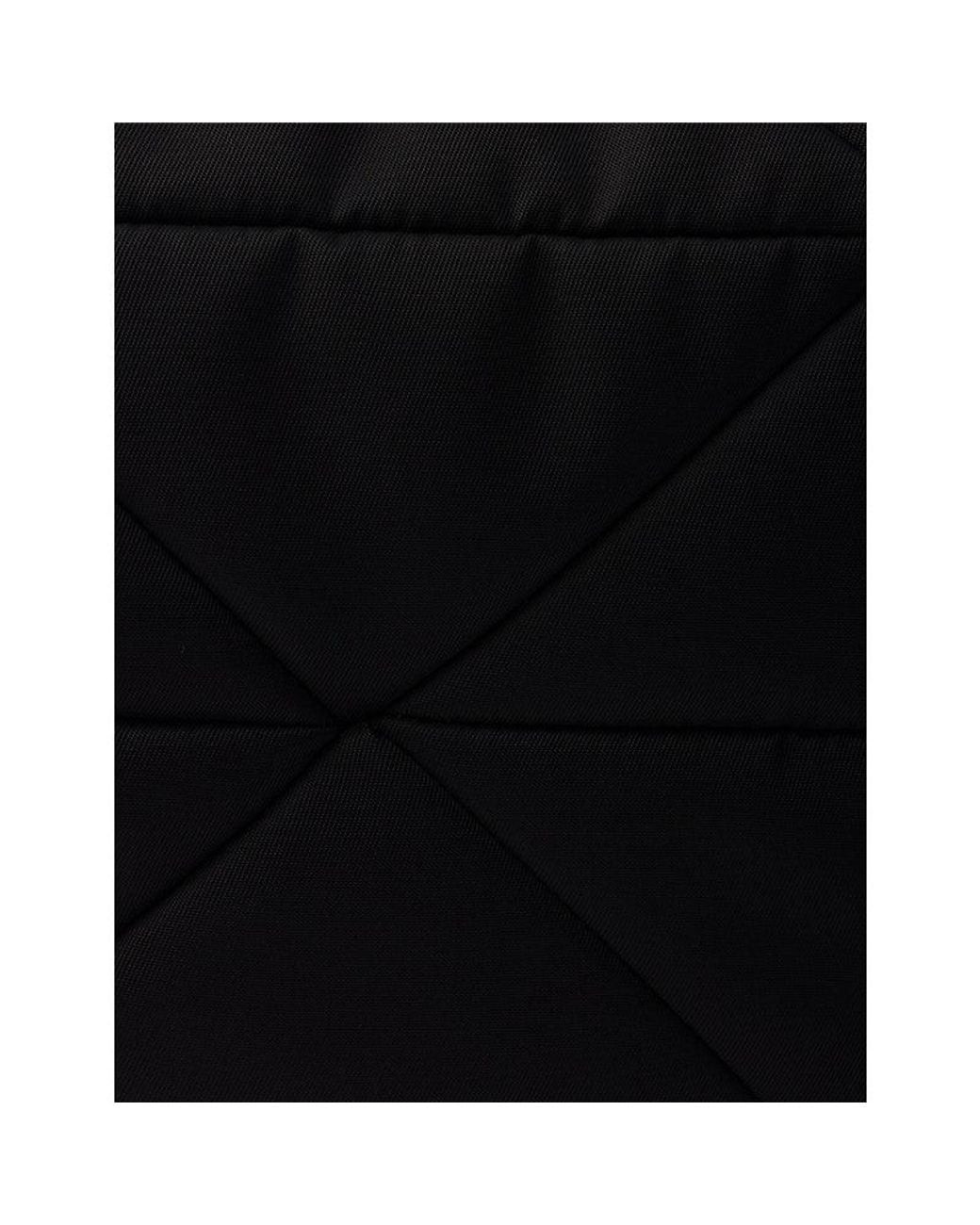 Prada Black Padded Re-Nylon Shoulder Bag