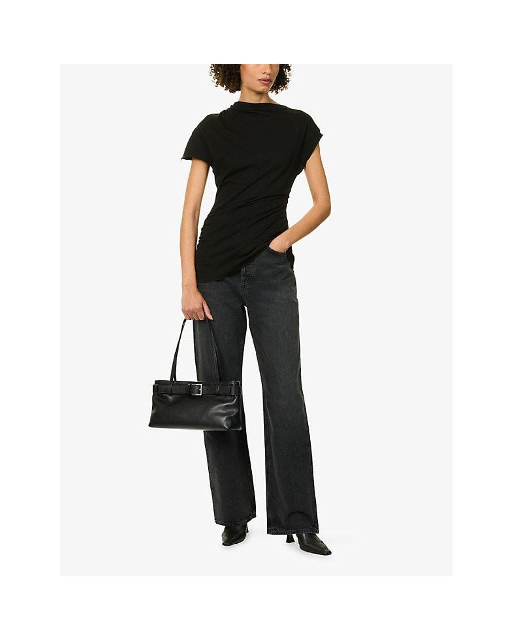 Agolde Blue Vintage Straight-Leg Denim Jeans