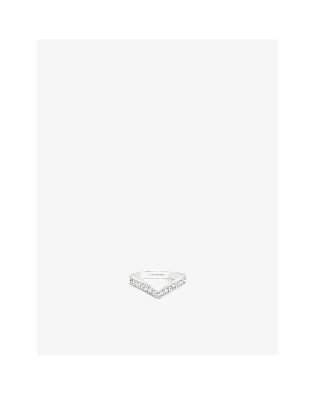 Chaumet White Joséphine Aigrette 18Ct- And Diamond Ring
