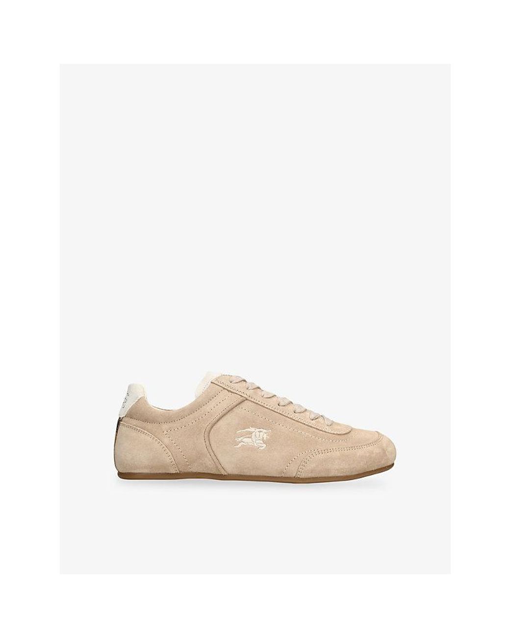 Burberry Natural Knight Runner Leather Trainers