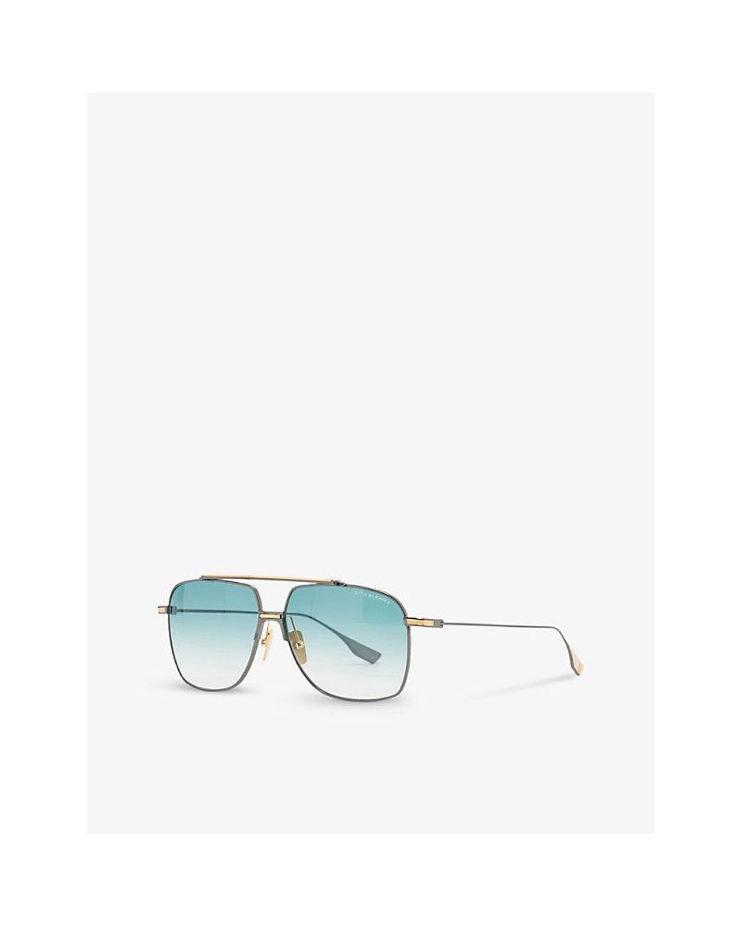 Dita Eyewear Dts-100 Alkamx Pilot-frame Acetate Sunglasses in Blue