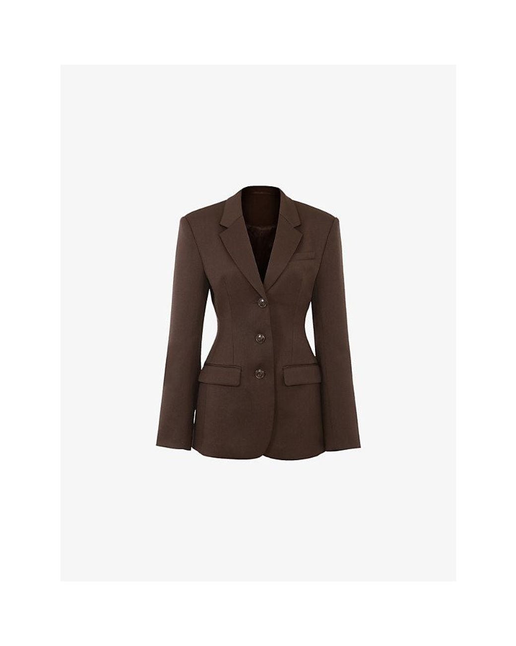 House Of Cb Brown Luella Tailored Stretch-Woven Blazer