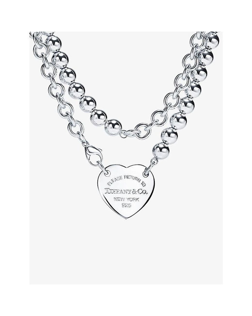Tiffany & Co Sterling Silver Return to TIFFANY Heart Toggle Necklace