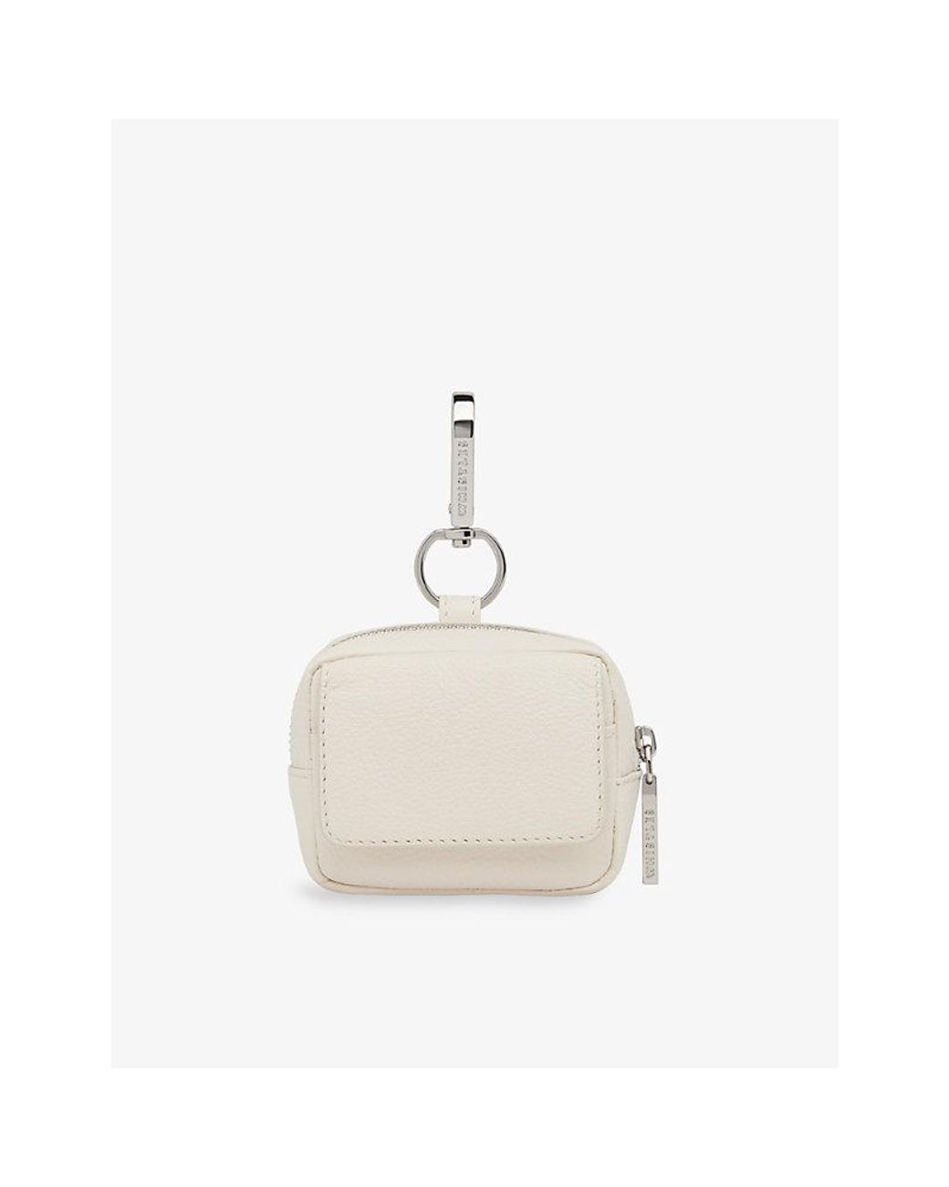 Whistles White Bibi Leather Keyring