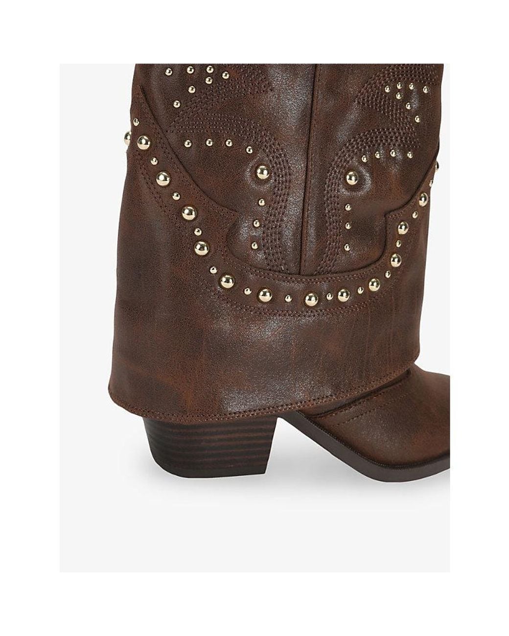 Steve Madden Brown Stagecoach Leather Boots