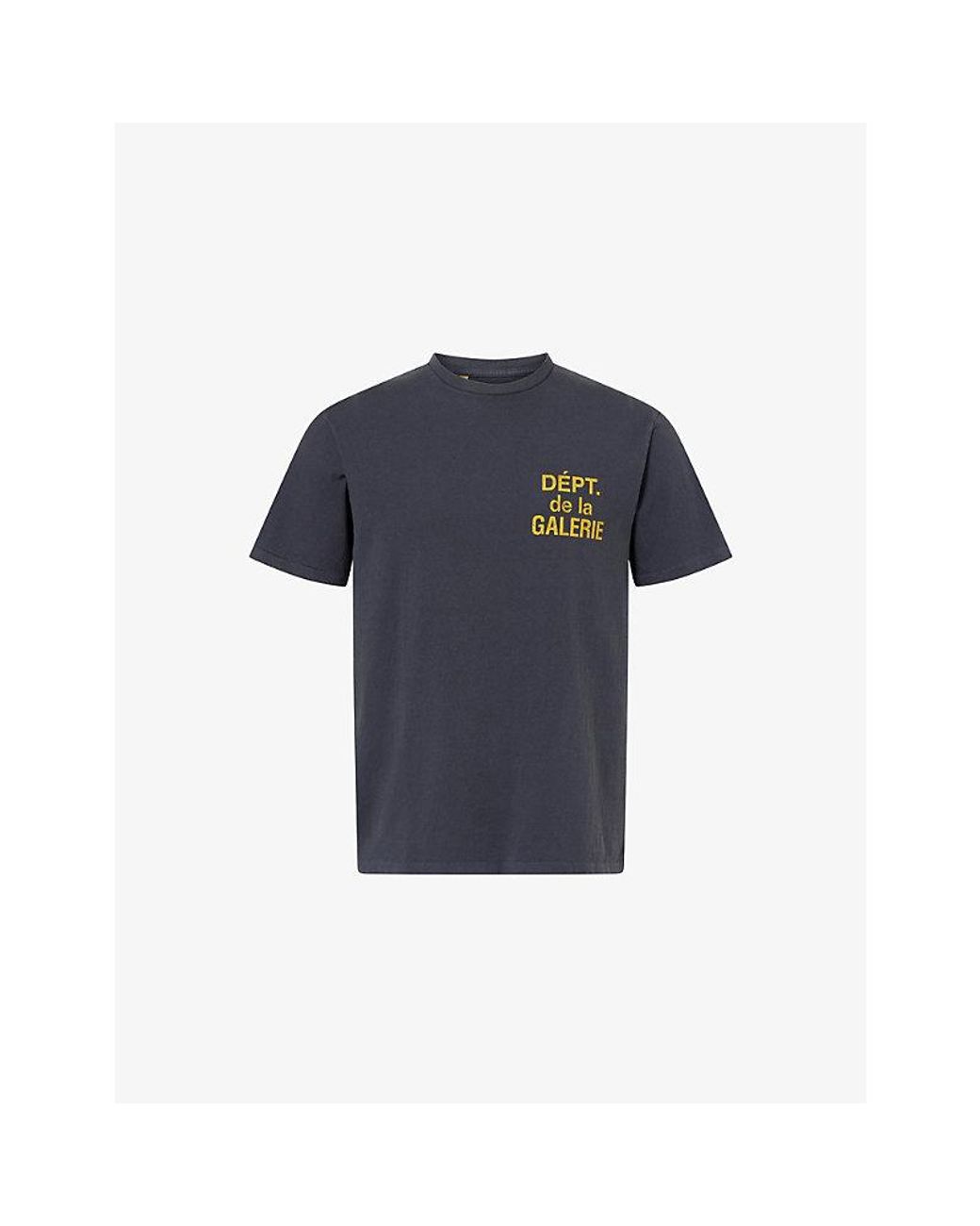 GALLERY DEPT. Blue French Graphic-Print Short-Sleeve Cotton T-Shirt for men