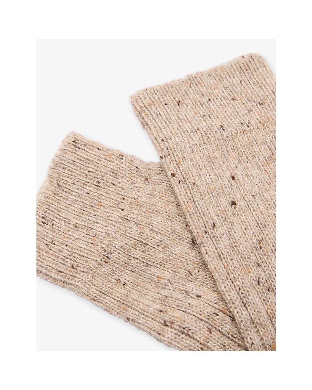 Barbour Natural Houghton Wool Blend Socks for men